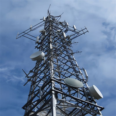 5-200M Galvanisierter Winkel Stahl Stahl Gitter Turm Hersteller Gitter Telekommunikationsturm