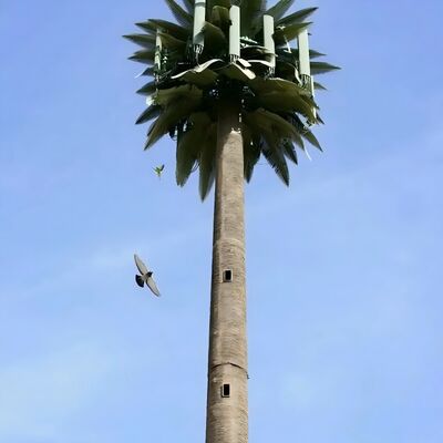 Bionischer Baumturm künstlich mit ANSI TIA 222 G H F und EN 1991 1 4 EN 1993 3 1 Konstruktionscodes für Infrastruktur