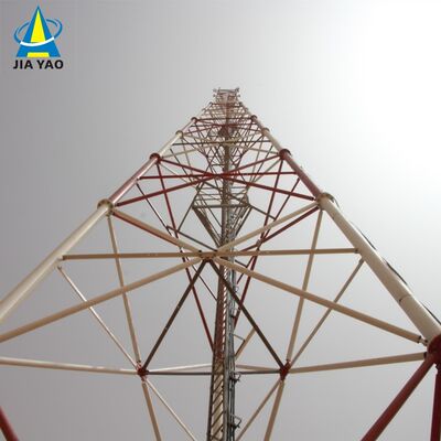 40 m langer, vibrationsfester, dreibeiniger Röhren-Telekommunikationsturm für die Stationskommunikation