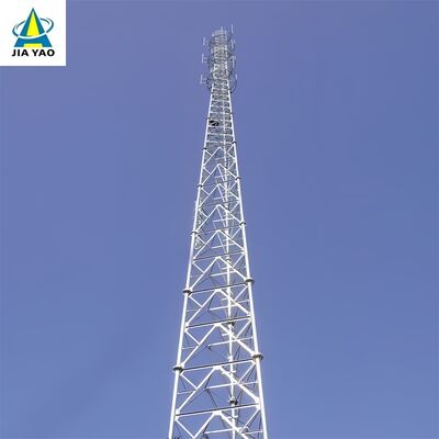 54M Wind Tunnel Tested 3 Tube Tower 150KPH For Coastal City 5G