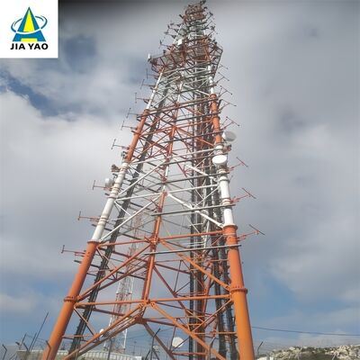 48 m, 60 m, 70 m, 77 Meter, kompakter Röhren-Telekommunikationsturm mit Abdruck 3 für städtische Fußgängerzone 5G