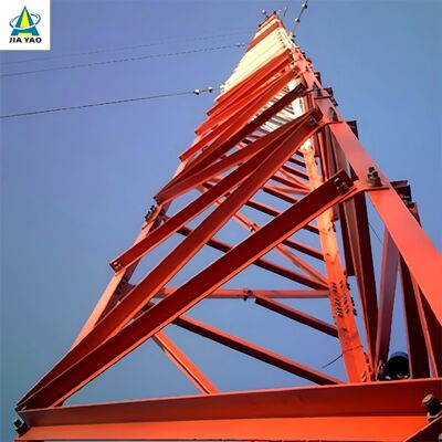 35 42 48 m feuerverzinkter Abspannmast für das Telekommunikationsnetz der Gobi-Region