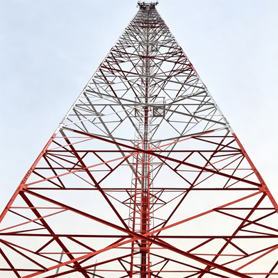 37 46 55M Frostbeständiger 3-beiniger Winkelstahlturm für landwirtschaftliche Telekommunikation in kalten Regionen