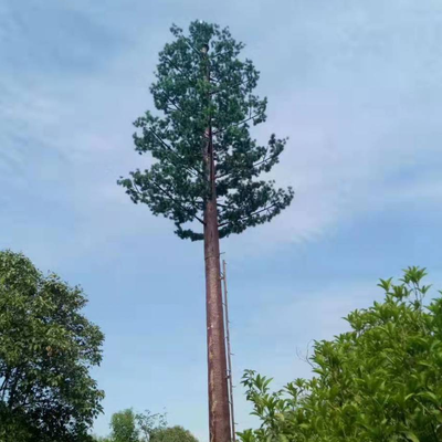 24m 30m Artificial Pine Tree Camouflaged Monopole Tower Bionic Antenna Telecom Tower for Environmental Landscape Communication Site