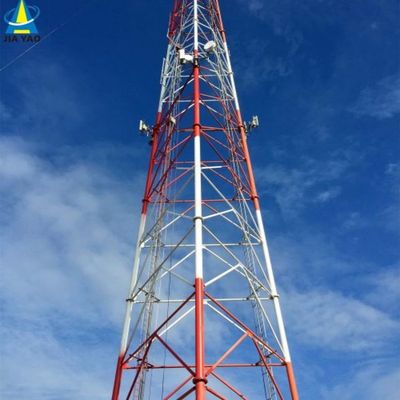 15M 20M 30M 45M 50M 3/4 Beinige Röhrenkommunikation Antenne Mast Winkelstahlturm
