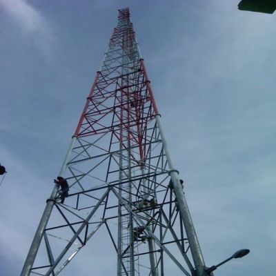 10 - 60M Galvanisierter Rohrstahlturm WLAN-Signal BTS Fernseher 3 Beinige Rohrstahlturm