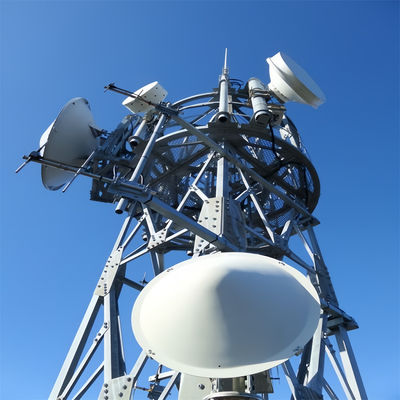 Bts Solar Power Telekommunikationsturm &amp; Zubehör 3 Beinige Winkel-Selbststützende Funkturm