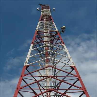 Bts Solar Power Telekommunikationsturm &amp; Zubehör 3 Beinige Winkel-Selbststützende Funkturm