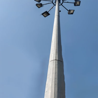 ISO 1461 15 20 30 40 50 M Meter 4G 5G Stand Cell Signal Pole Kletterleiter Selbsttragende Monopole Antennenturm