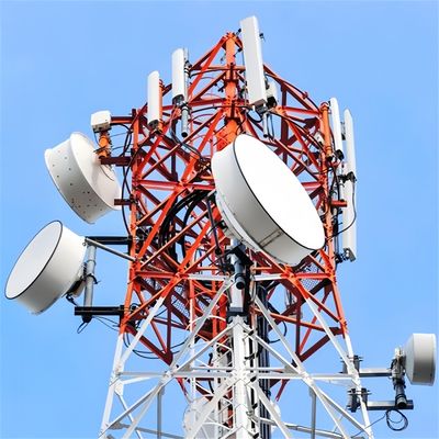 Wifi-Sender Selbsttragende Antenne Solarenergie Stahlsatellit 4 Beine Verzinkter Stahlturm