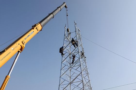 30 Fuß frei stehender Fernseher Radar Internet 4 Beinige Selbstunterstützende Winkelgitter Stahl Vierbeinige Kommunikationsturm