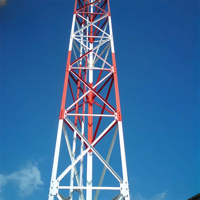 50m Mikrowellenantenne Selbststützturm Gitterkonstruktion 3 Bein Telekommunikation Stahlturm