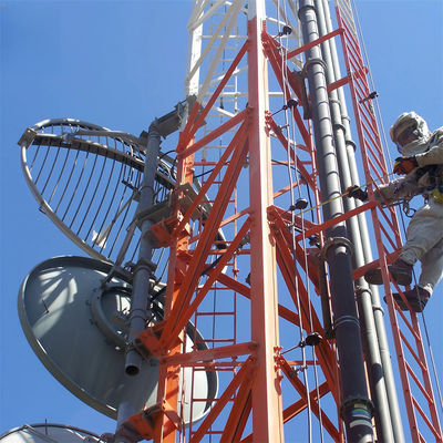 Selbsttragende galvanisierte WLAN drahtlose 3 Bein Turm Winkelstahlturm