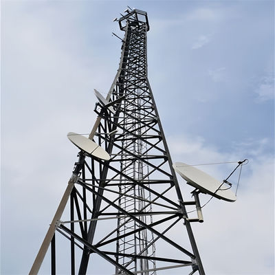 30-80 m galvanisierter Telekommunikationsmast 3 Bein Winkelstahlturm