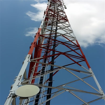 10 - 60 Meter Selbsttragende Internet 5G Telekommunikationsturm Antenne 3-beiniger Turm