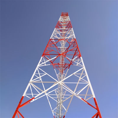 30m galvanisierter Stahl Einmastenkommunikation Antenne Mono-Stäbe Mobiltelefone Funkgeräte Monopolturm