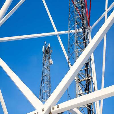 40 Meter Schutzturm Telekommunikationsturm 3 Beinige Eckstahlrohrturm