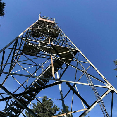 Galvanisierter Stahl Blitzschutz Wald Wachturm 15 m - 50 m