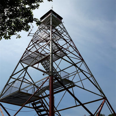 Galvanisierter Stahl Blitzschutz Wald Wachturm 15 m - 50 m