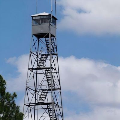 Individuell angepasste 4beinige Feuerwache Sicherheitsturm Winkel Stahl Brandschutz Wachturm Überwachungssystem