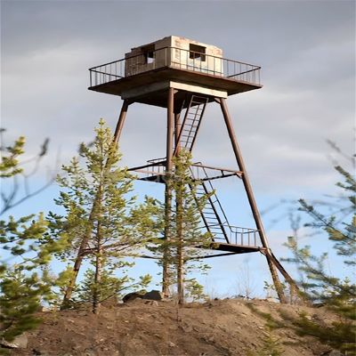 Metallwachturm Auf Gefängniswache Feuerbeobachtungsturm