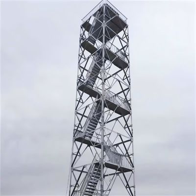 Vorgefertigter Wachturm Stahlkonstruktion AR500 / Q355 Wachhaus Plattform Beobachtungsturm
