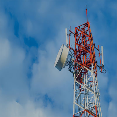 A36 Astm 60 M Meter 4 Beinige Stahl-Mikrowellenkommunikationsturm 50 Ft Selbsttragende Turm