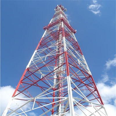 100 Meter Typ Rahmen Struktur Bolzenleiter Preis Blitzstab 4 Bein Winkelgitter Telekommunikation Stahlturm