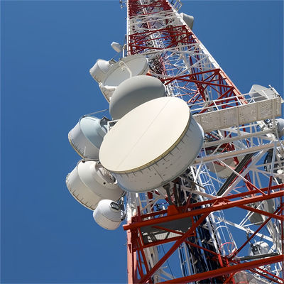100 Meter Typ Rahmen Struktur Bolzenleiter Preis Blitzstab 4 Bein Winkelgitter Telekommunikation Stahlturm