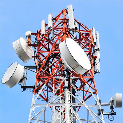 100 Meter Typ Rahmen Struktur Bolzenleiter Preis Blitzstab 4 Bein Winkelgitter Telekommunikation Stahlturm