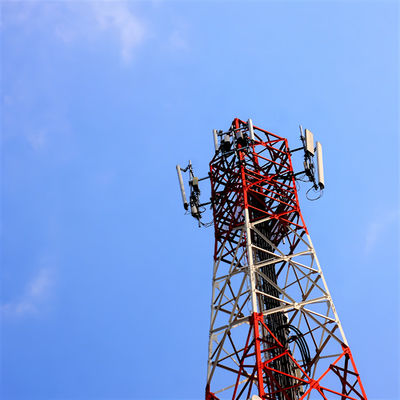 100 Meter Typ Rahmen Struktur Bolzenleiter Preis Blitzstab 4 Bein Winkelgitter Telekommunikation Stahlturm