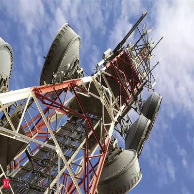 5G-Netzwerk WLAN-Antenne Basisstation Selbstständige Antenne Turm 4 Beine Zelluläre Außenfernsehturm