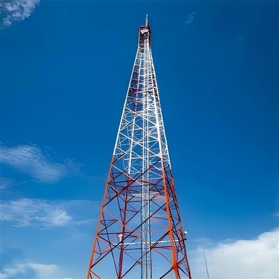 Telekommunikationsunterkunft 60m 4 Bein Winkelstahl Turm Winkel Gitter Radio Antenne 4g Wireless Ausrüstung