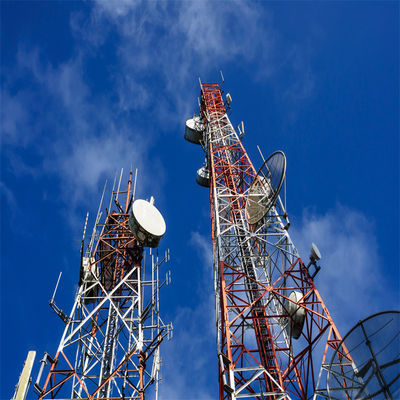 Telekommunikationsunterkunft 60m 4 Bein Winkelstahl Turm Winkel Gitter Radio Antenne 4g Wireless Ausrüstung