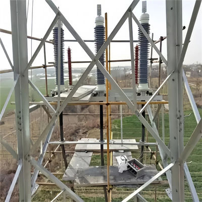 Selbstständige Gitterstange aus Stahl Mikrowelle Radio Wifi Telekommunikation 4 Beine Winkel Zellturm und Gittermast zum Verkauf