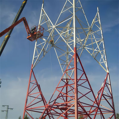 25 35 45 55 60 m Selbsttragende Basis Funkübertragung Pylon WLAN Empfänger Stahl Telekommunikation Vierbeiner Kommunikationsturm