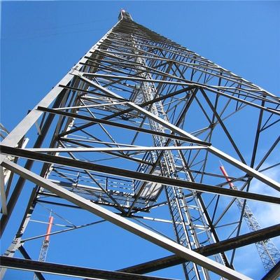60m 4 Bein Galvanisierte Selbstständige Antenne Turm Winkel Ausstrahlung Mikrowellenfunk höchster Kommunikationsturm