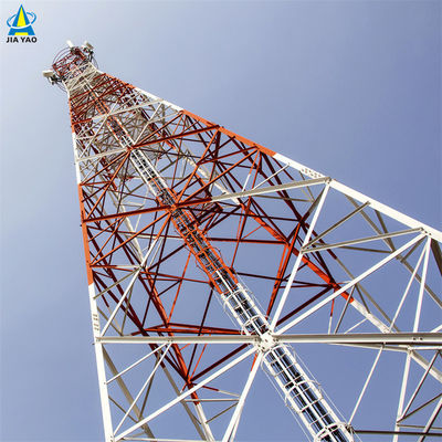 Hersteller 4-beiniger Stahlpylon 5 km Wifi-Sender und Empfänger Winkelgitter Mikrowellen drahtloser Radiostützturm