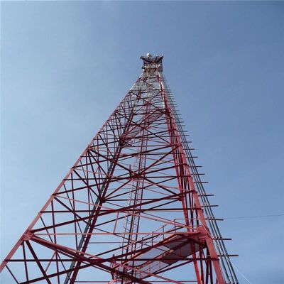 Stahlgitterturm Telekommunikation Satellitentelefon Mobiltelefon Handy-Standort 4 Beinigen Handy-Turm