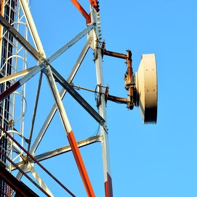36m 4 Bein Stahlgitter Winkel mobile Kommunikationstürme / selbsttragende Antennenmast