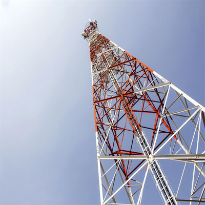 36m 4 Bein Stahlgitter Winkel mobile Kommunikationstürme / selbsttragende Antennenmast