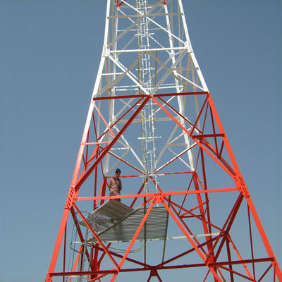 Wireless 5G Antenne Turm 4 Bein Winkel Stahl Eisen Selbsttragende Gitterturm