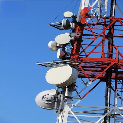 4 Bein Winkel Stahl Eisen Selbsttragende Telekommunikationsgitterturm &amp; Internet-ISP Wireless 5G Antennenturm