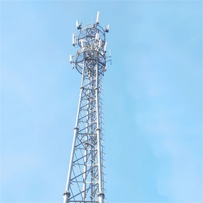 Selbsttragendes, mit heißem Dip verzinktes digitales Fernsehempfänger, Mobilfunk, Telekommunikation, WLAN-Antenne, dreieckiger Stahlmastturm