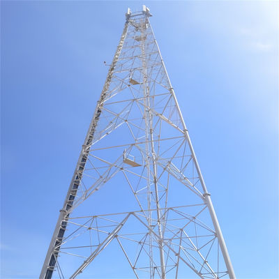 Selbsttragendes, mit heißem Dip verzinktes digitales Fernsehempfänger, Mobilfunk, Telekommunikation, WLAN-Antenne, dreieckiger Stahlmastturm