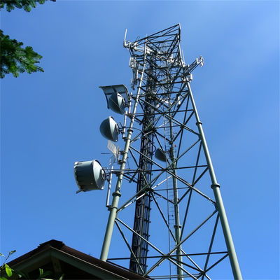 Selbsttragendes, mit heißem Dip verzinktes digitales Fernsehempfänger, Mobilfunk, Telekommunikation, WLAN-Antenne, dreieckiger Stahlmastturm