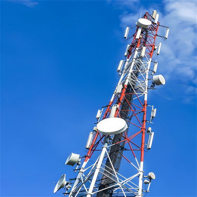 Telekommunikationsrohrige 3 Beinige Antennen-Turm Selbsttragende Telekommunikationsgitterturm Q345 / Q235
