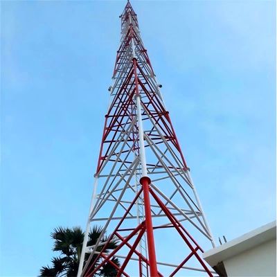 15M 20M 30M 45M 50M 3/4 Beinige Röhrenkommunikation Antenne Mast Winkelstahlturm