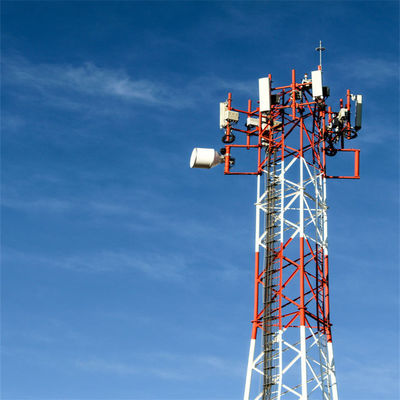 15M 20M 30M 45M 50M 3/4 Beinige Röhrenkommunikation Antenne Mast Winkelstahlturm