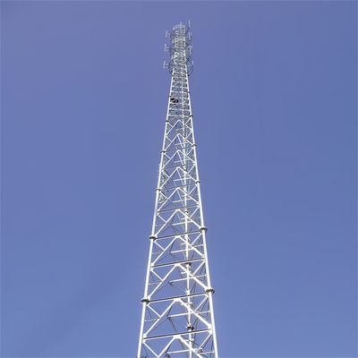 3 Beine Tubular Crank Up Antennen Turm Telekommunikation Stahlturm 50m 60m 65m